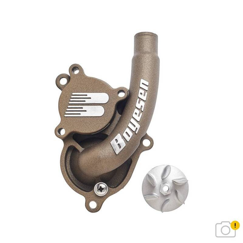 Couvercle de pompe à eau + turbine BOYESEN SuperCooler - magnésium 125/250 SX/TC/MC