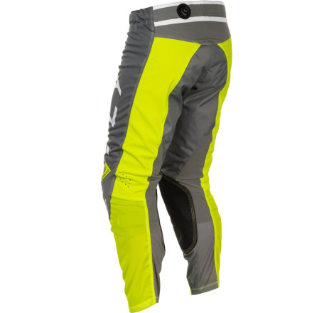 Pantalon FLY RACING Kinetic Mesh Taille 36 - gris/jaune