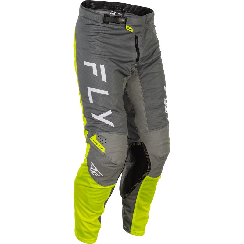 Pantalon FLY RACING Kinetic Mesh Taille 32 - gris/jaune
