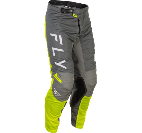 Pantalon FLY RACING Kinetic Mesh Taille 30 - gris/jaune
