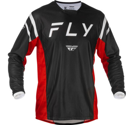 Maillot FLY RACING Kinetic Mesh Taille M - noir/rouge