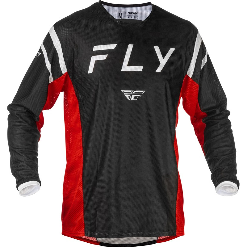 Maillot FLY RACING Kinetic Mesh Taille S - noir/rouge