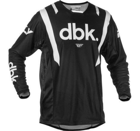 Maillot FLY RACING Kinetic Mesh Taille XXL - noir/blanc