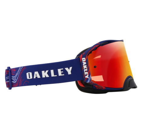 Masque OAKLEY Airbrake MX Renaux Signature – Écran Prizm™ MX Torch Iridium