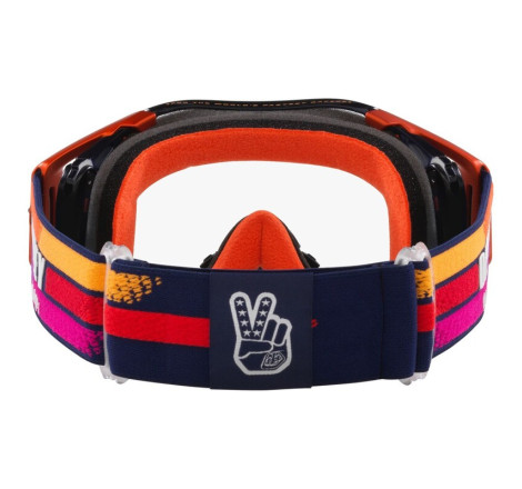 Masque OAKLEY Airbrake MX TLD Navy Sunrise – Écran Clair