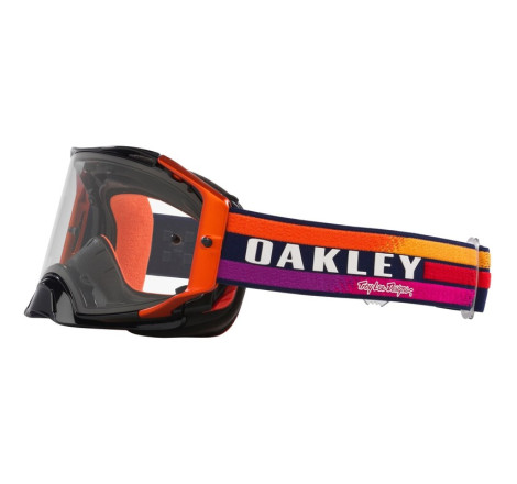 Masque OAKLEY Airbrake MX TLD Navy Sunrise – Écran Clair