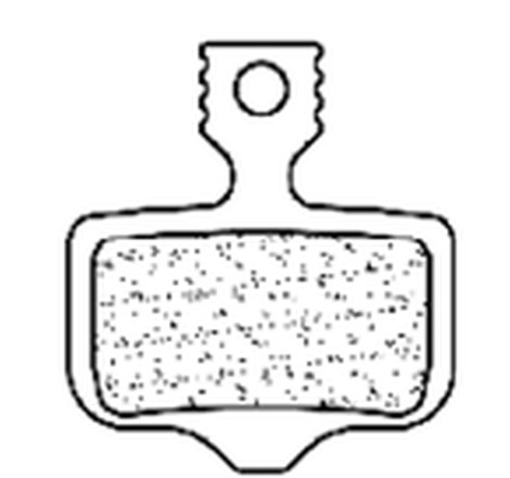 Plaquette de frein pour vélo électrique CL BRAKES ECX - métal fritté - 4051ECX