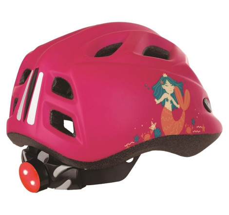 Casque pour enfants Mermaid avec lumière POLISPORT Led taille XS 45/52 cm