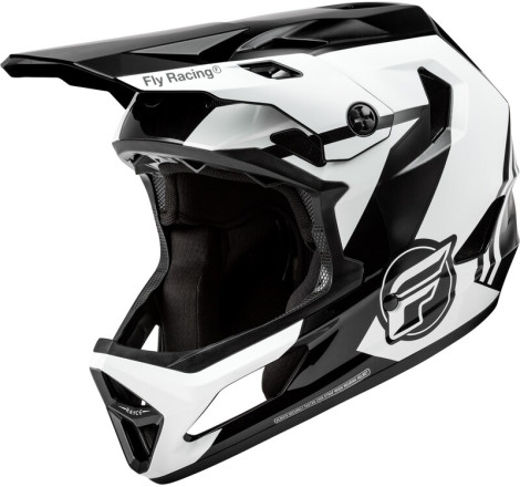 Casque enfant vélo FLY RACING Rayce - noir/blanc/gris