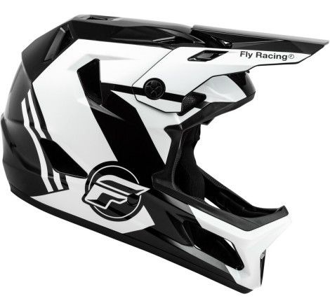 Casque enfant vélo FLY RACING Rayce - noir/blanc/gris