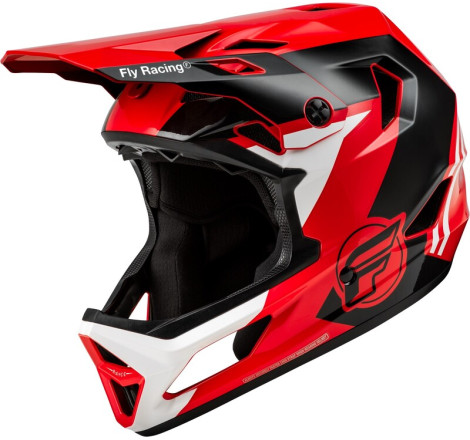 Casque enfant vélo FLY RACING Rayce - rouge/noir/blanc