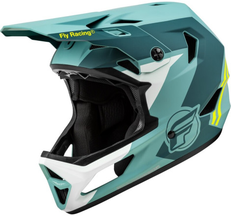 Casque vélo FLY RACING Rayce - Matte Blue Stone/Hi-Vis