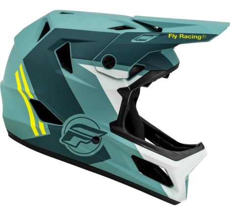 Casque vélo FLY RACING Rayce - Matte Blue Stone/Hi-Vis