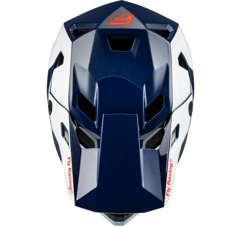Casque vélo FLY RACING Rayce - rouge/blanc/bleu