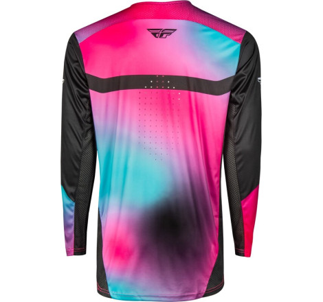 Maillot vélo FLY RACING Rayce - fuschia/noir/teal
