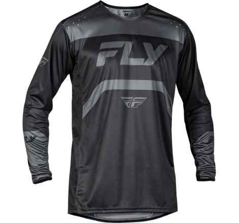 Maillot vélo FLY RACING Rayce - noir/charbon