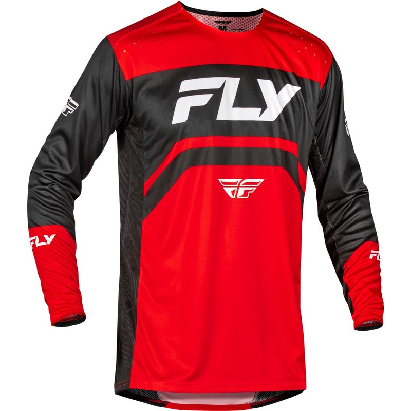 Maillot vélo enfant FLY RACING Rayce - rouge/noir/blanc