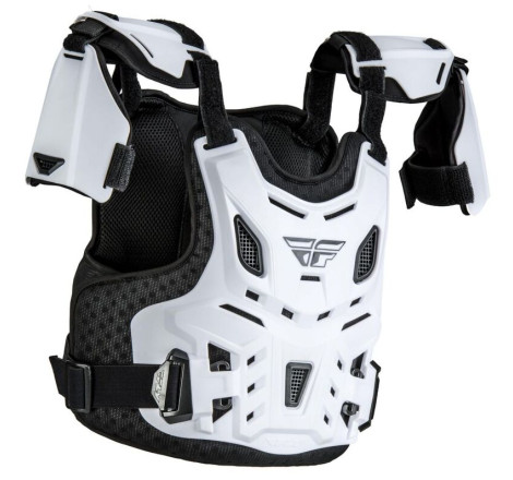 Plastron FLY RACING Revel Roost CE blanc enfant