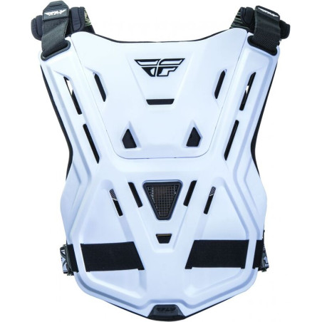 Plastron FLY RACING Revel Roost Race CE blanc