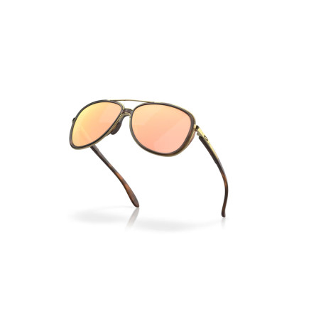 Lunettes de soleil OAKLEY Split Time Brown Tortoise - verres Prizm Rose Gold Polarized