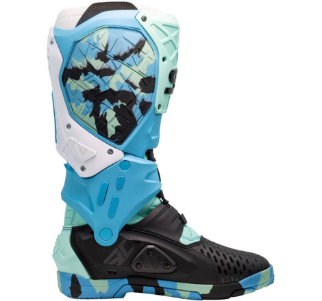 Bottes SIDI Crossair X pointure 45 - Messy / Cyan