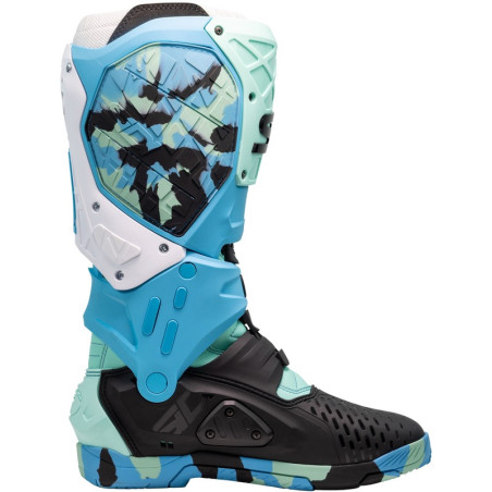 Bottes SIDI Crossair X pointure 48 - Messy / Cyan