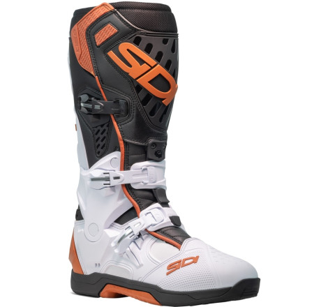 Bottes SIDI Crossair pointure 45 - blanc / noir / Bronze
