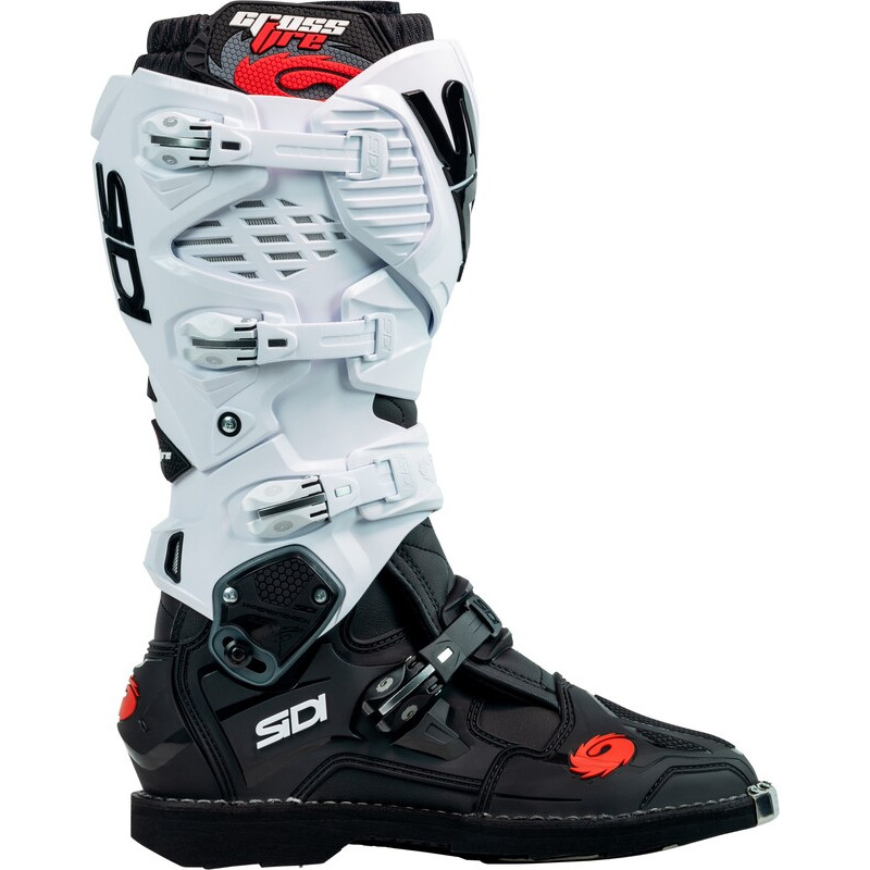 Bottes SIDI Crossfire 3 pointure 47 - noir / blanc