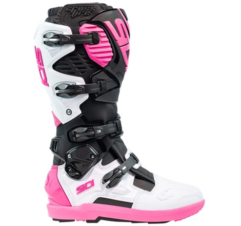 Bottes SIDI Crossfire 3 SRS pointure 40 - noir / blanc / rose