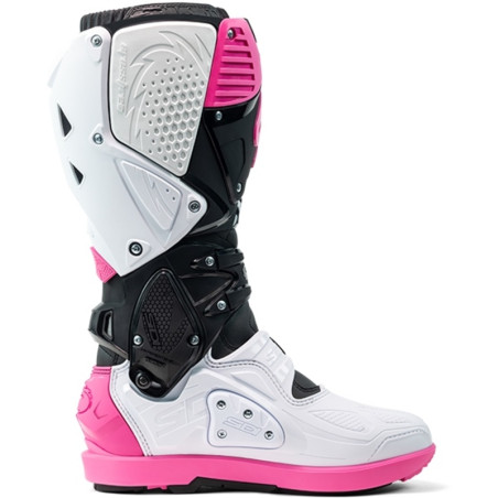 Bottes SIDI Crossfire 3 SRS pointure 40 - noir / blanc / rose