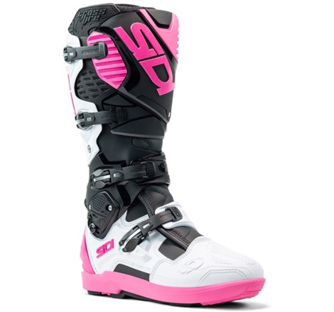 Bottes SIDI Crossfire 3 SRS pointure 40 - noir / blanc / rose
