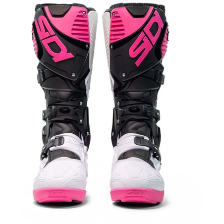 Bottes SIDI Crossfire 3 SRS pointure 40 - noir / blanc / rose
