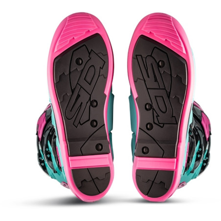 Bottes SIDI Crossfire 3 SRS pointure 41 - noir / Menthe / rose