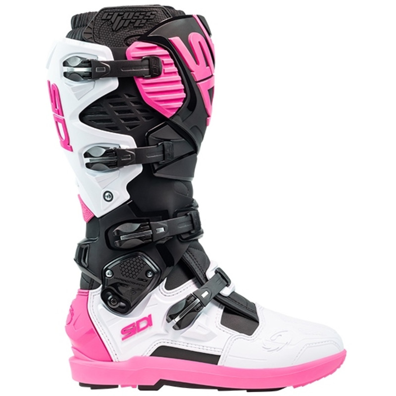 Bottes SIDI Crossfire 3 SRS pointure 41 - noir / blanc / rose
