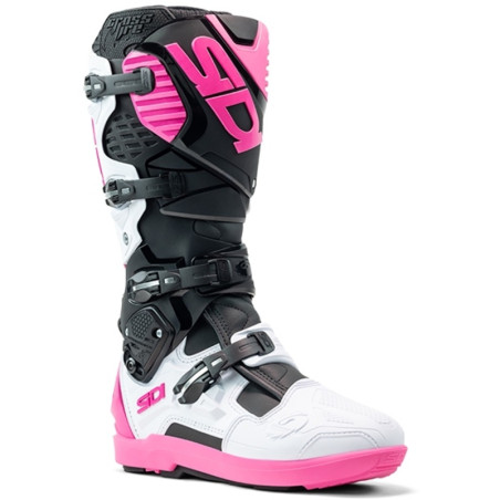 Bottes SIDI Crossfire 3 SRS pointure 41 - noir / blanc / rose