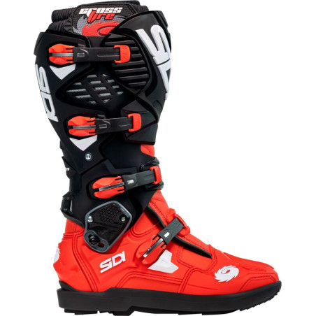 Bottes SIDI Crossfire 3 SRS pointure 45 - rouge / noir