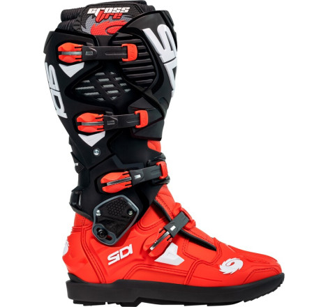 Bottes SIDI Crossfire 3 SRS pointure 44 - rouge / noir
