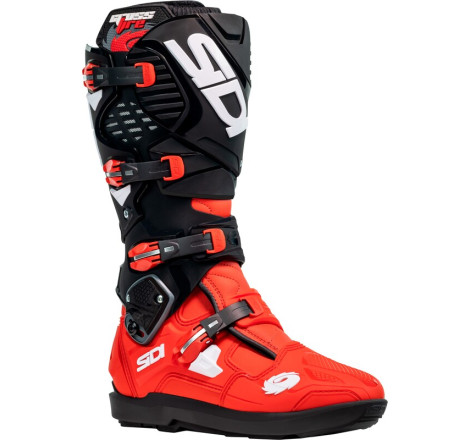 Bottes SIDI Crossfire 3 SRS pointure 44 - rouge / noir
