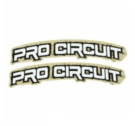 Autocollants rétro pour garde-boue PRO CIRCUIT