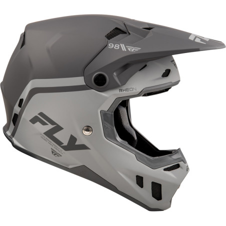 Casque FLY RACING Formula CC Objective – noir mat/gris, Taille XL