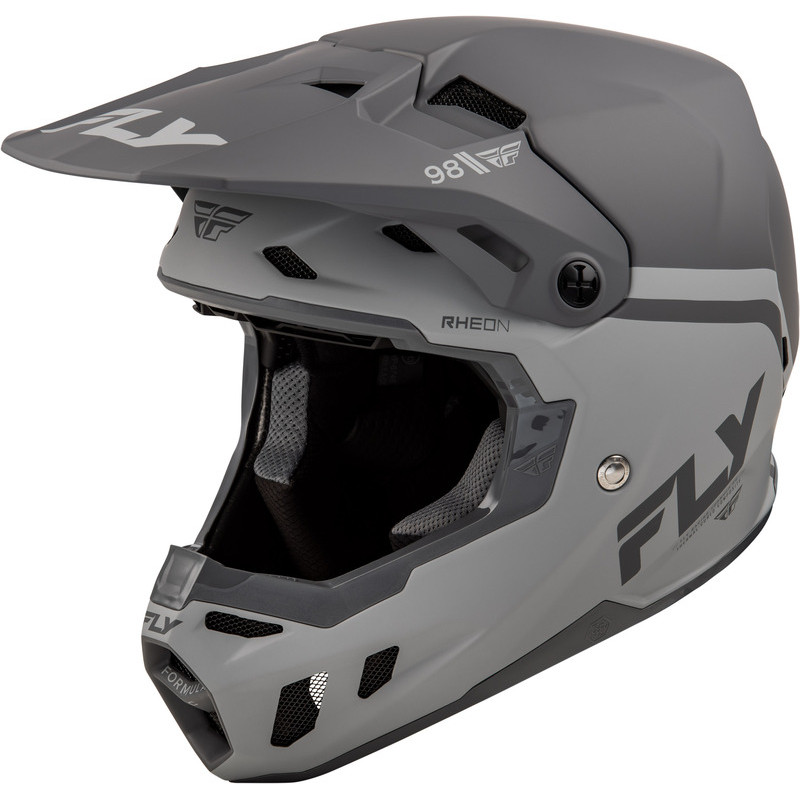 Casque FLY RACING Formula CC Objective – noir mat/gris, Taille L