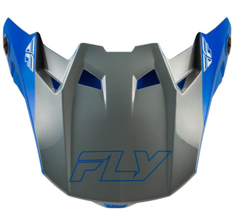Visière FLY RACING Formula CC Glide - bleu/gris clair/gris