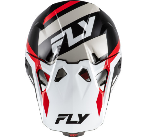 Casque FLY RACING Formula CP Seal – blanc/noir/rouge, Taille L,