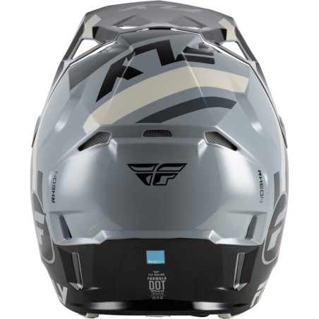 Casque FLY RACING Formula CP Seal – noir/gris, Taille XL