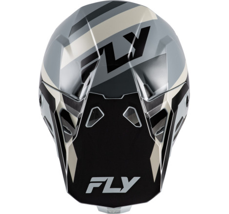 Casque FLY RACING Formula CP Seal – noir/gris, Taille L