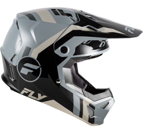 Casque FLY RACING Formula CP Seal – noir/gris, Taille L
