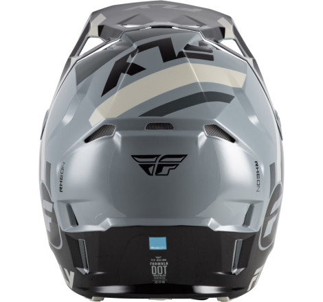 Casque FLY RACING Formula CP Seal – noir/gris, Taille S