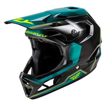 Casque vélo FLY RACING Rayce Repeat - noir/Teal/Hi-Vis