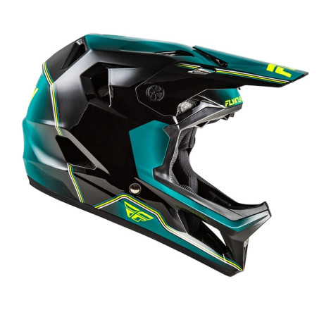 Casque vélo FLY RACING Rayce Repeat - noir/Teal/Hi-Vis