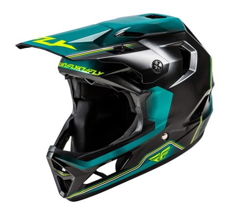 Casque vélo FLY RACING Rayce Repeat - noir/Teal/Hi-Vis